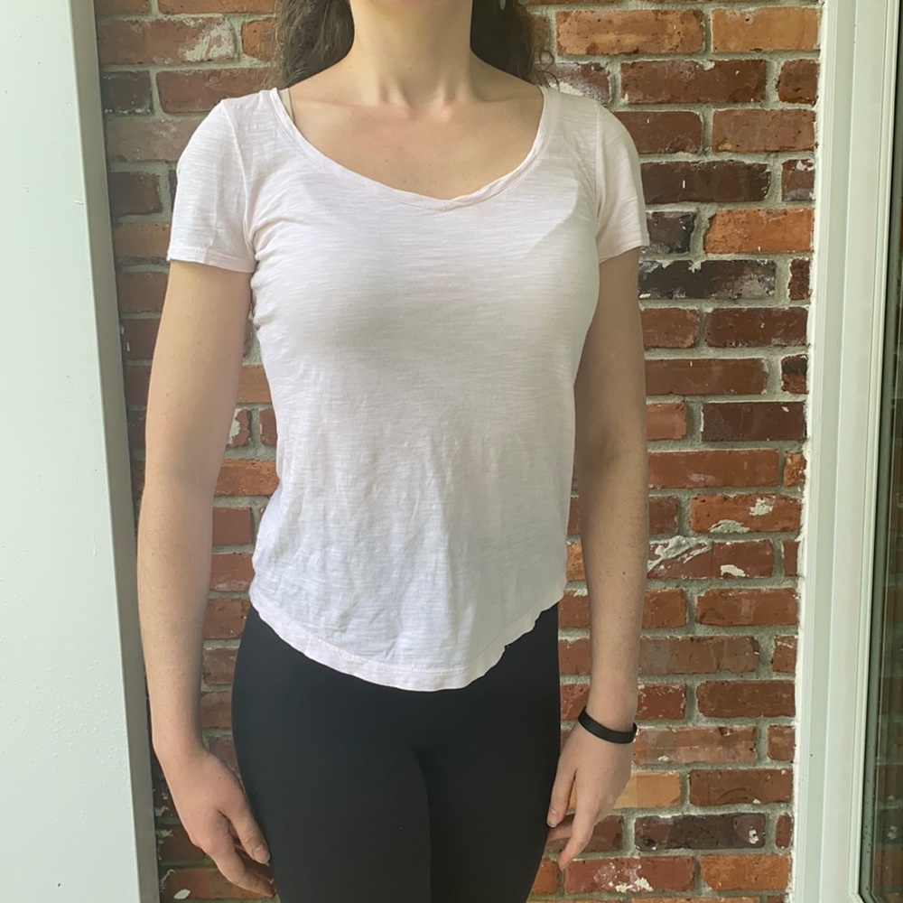 Light pink top
